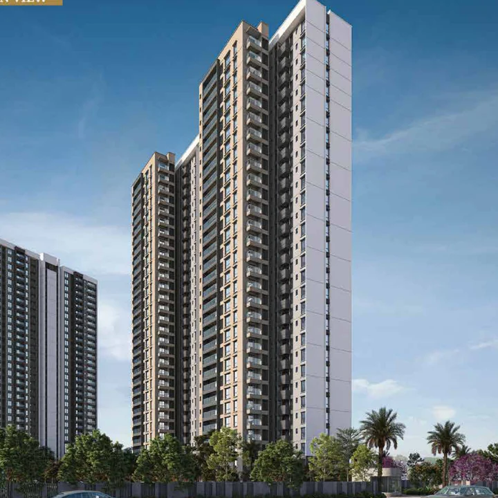 Tower exterior rendering — artist's impression from the developer brochure