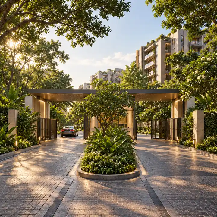 Prestige Grove Hills arrival, artist's impression.
