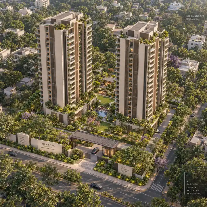 Prestige Oakville aerial view, artist's impression.