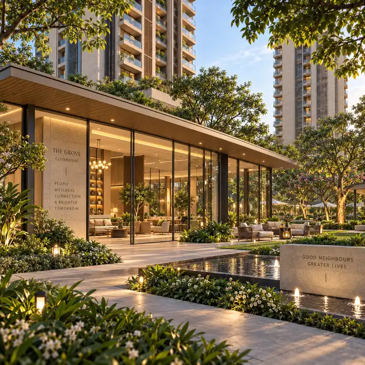 Prestige Oakville clubhouse, artist's impression.